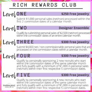 Park Lane Jewelry Rich Rewards